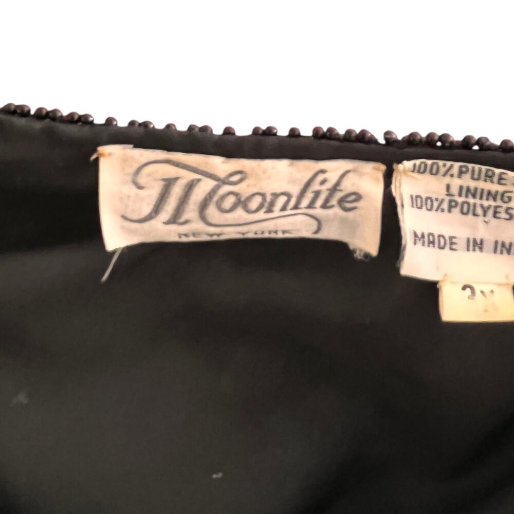Vintage Size 3X/2X? Moonlife NY Womens Silk Sequins Jacket Blazer New Year's - Picture 8 of 10